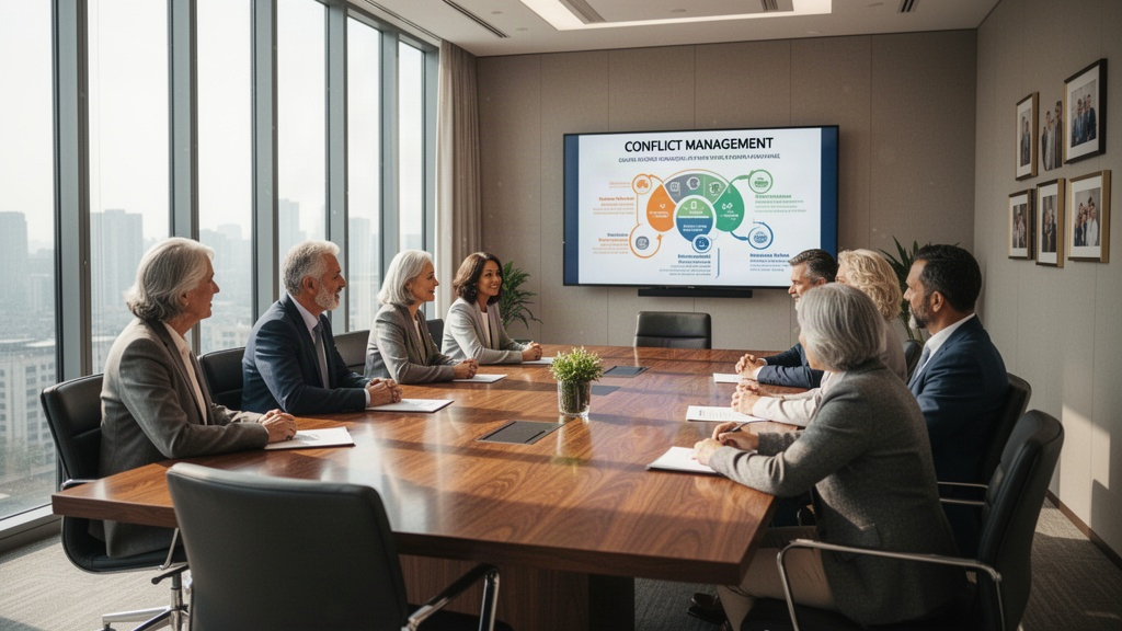 Transmission familiale entreprise et gestion des conflits familiaux